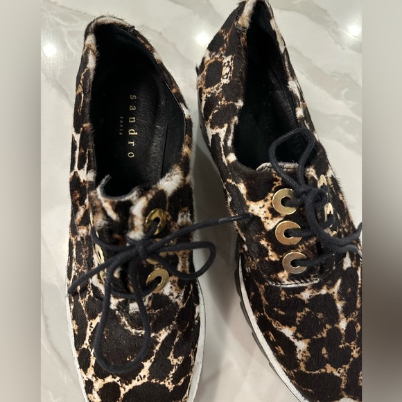 Sandro leopard Oxfords - Picture 6 of 9